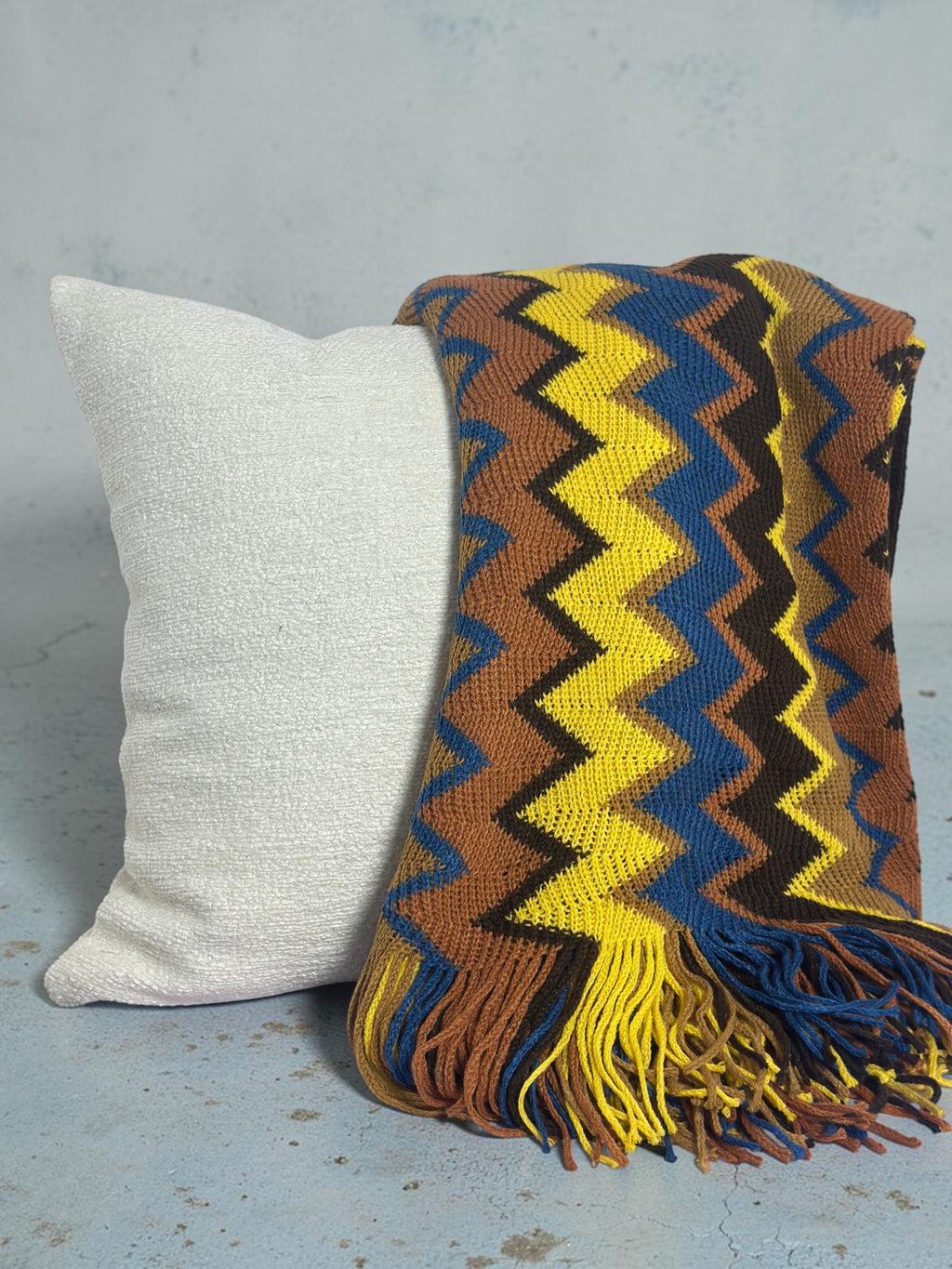 White Terry Pillow