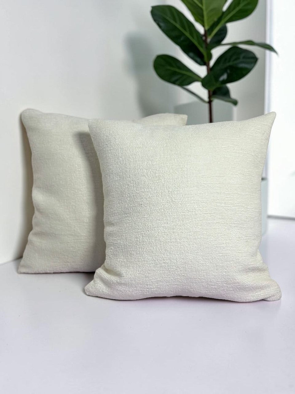 White Terry Pillow