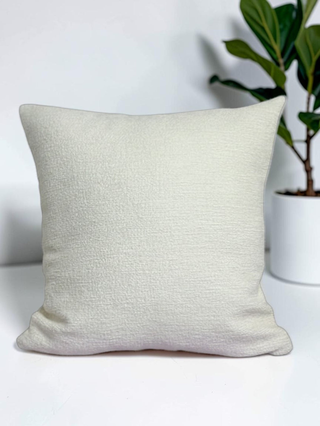 White Terry Pillow